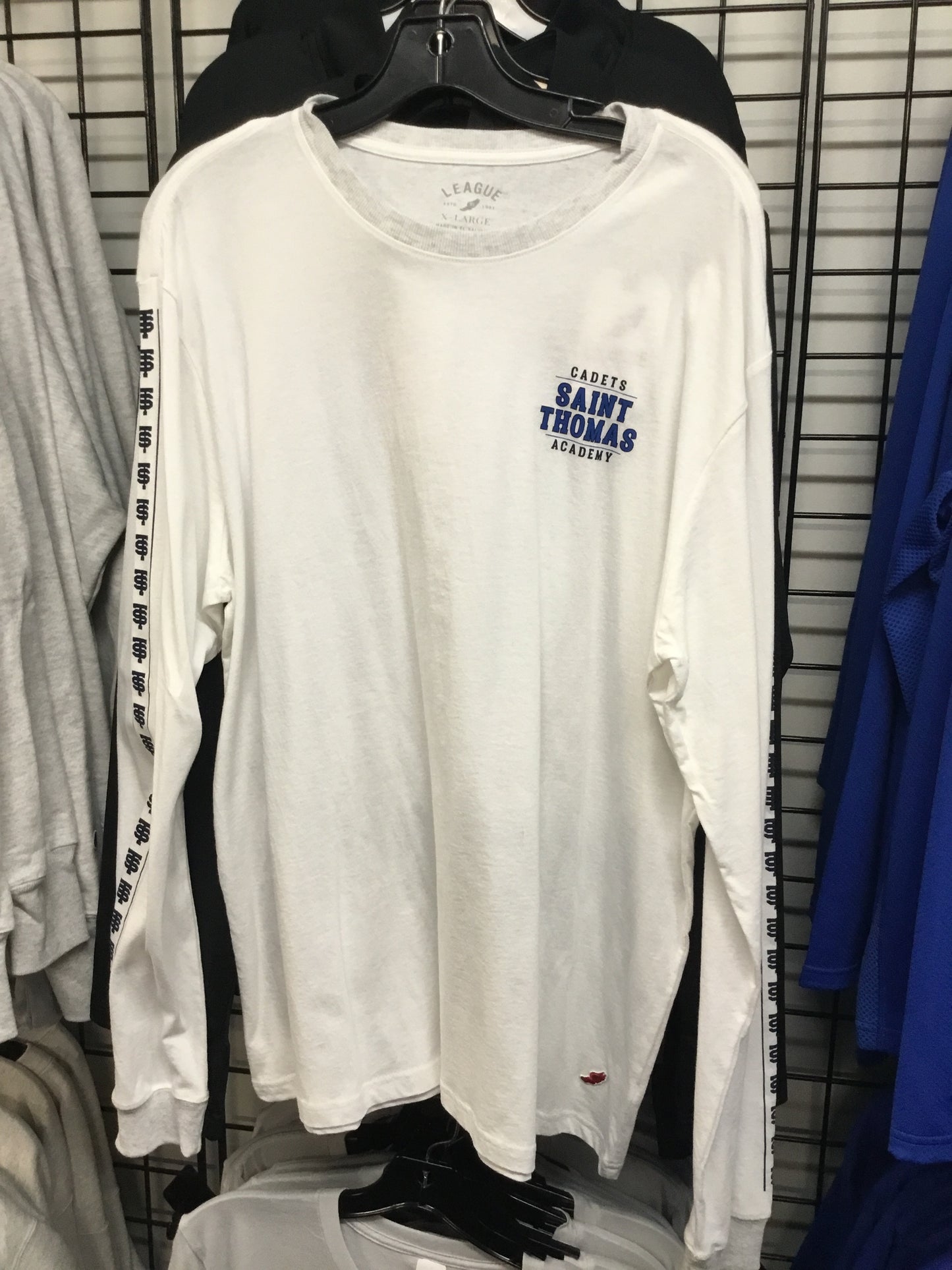 LEAGUE TURNBUCKLE LS TEE REPEATING LOGO XL