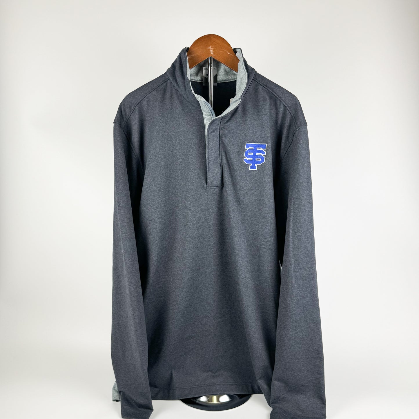 STORM CREEK MENS SIDEKICK 1/4 ZIP GREY
