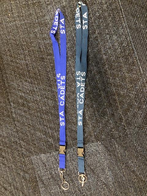 LANYARD WOVEN NAVY/ROYAL