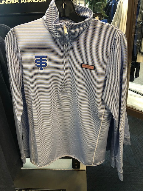VV MICROSTRIPE SANKATY HALF ZIP LADIES