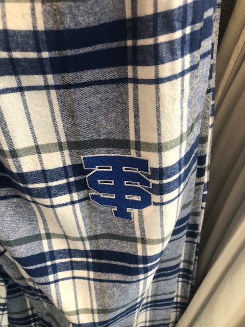 Embroidered Flannel Pants