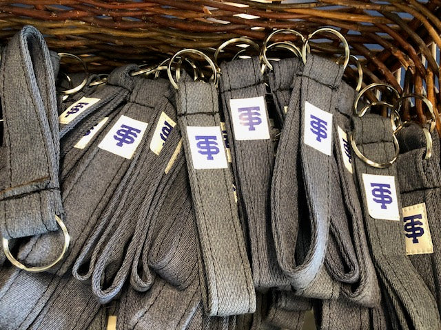 KEY CHAIN FROM RECYCLED PANTS
