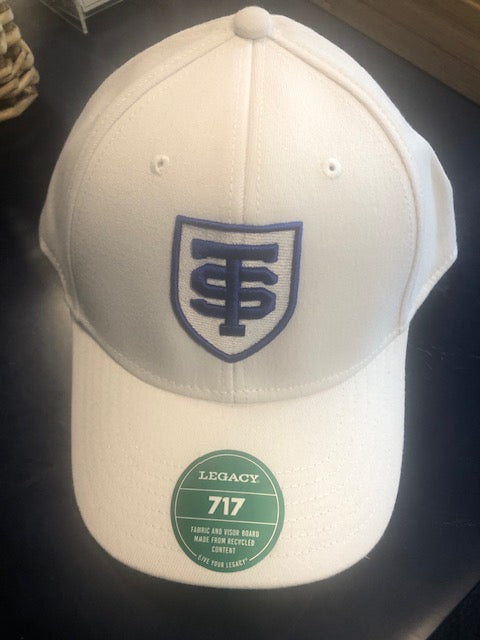 LEGACY SHIELD LOGO WHITE BASEBALL HAT