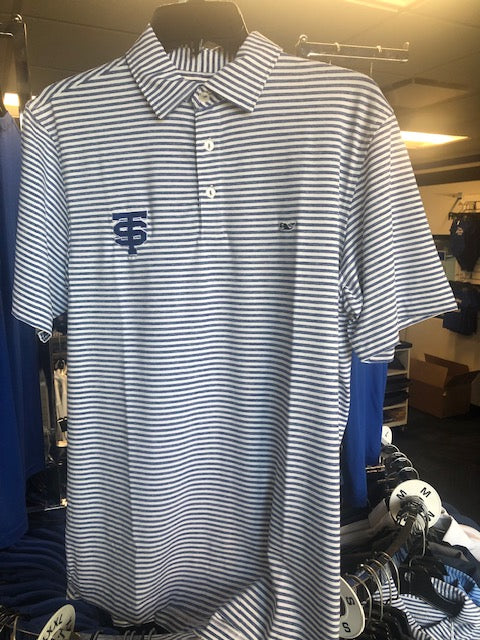 VV HEATHERED WINSTEAD SANKATY POLO KINGFISHER