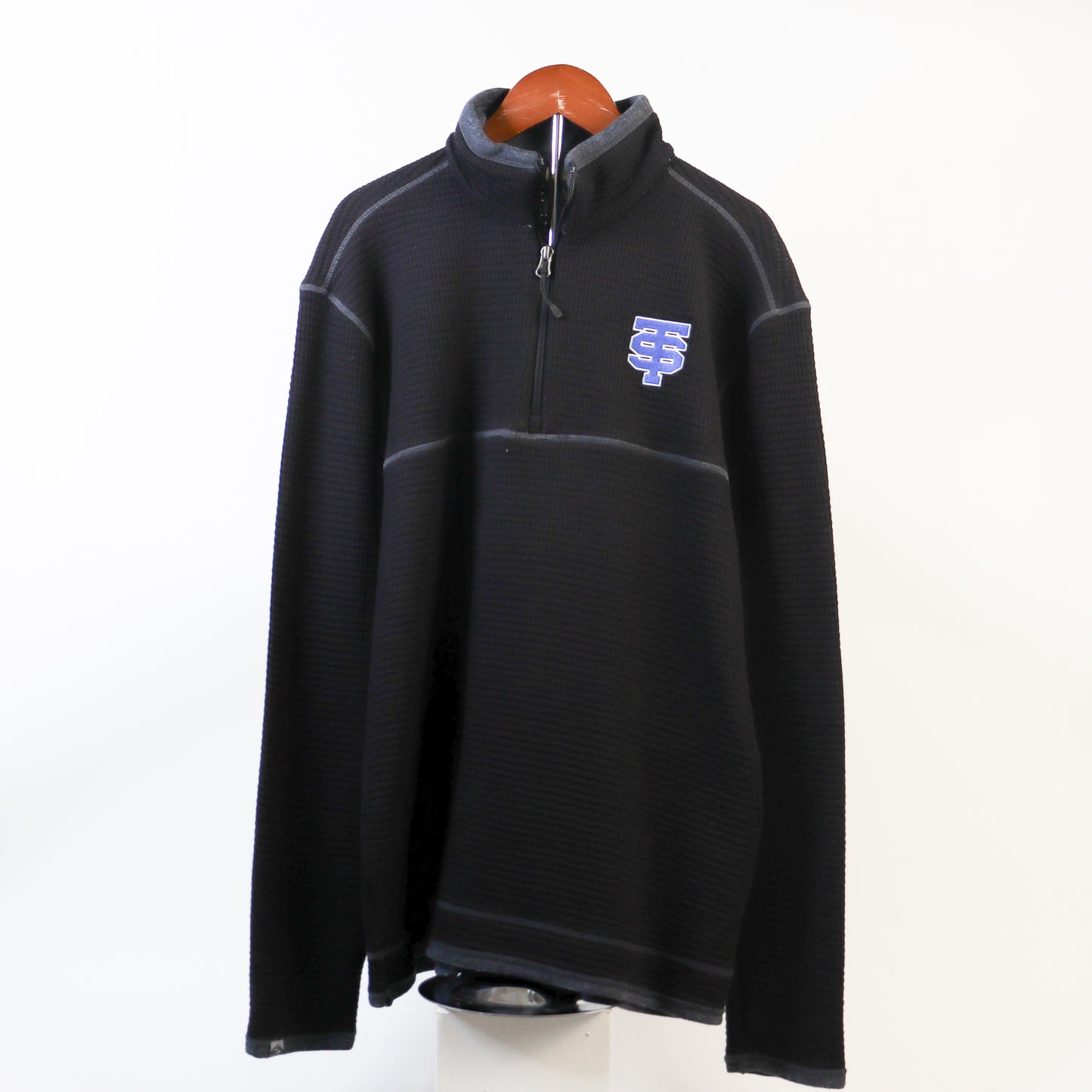 STORM CREEK MENS MAVERICK 1/4 ZIP BLACK