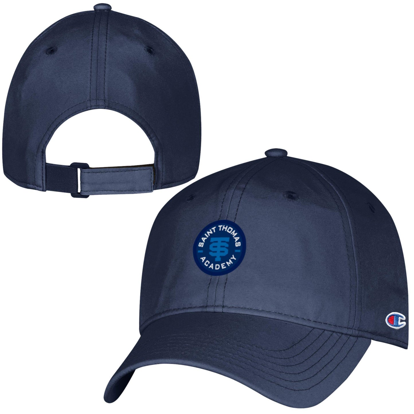 Champion Navy Baseball Hat Round