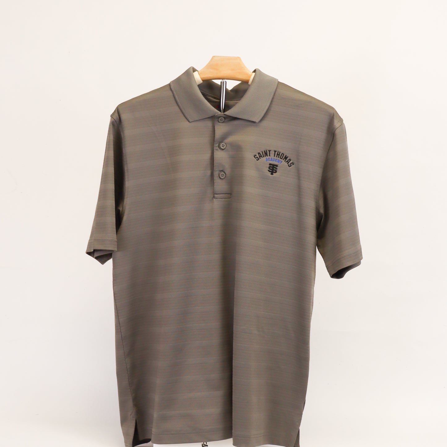 CHAMPION TEXTURED POLO TITANIUM