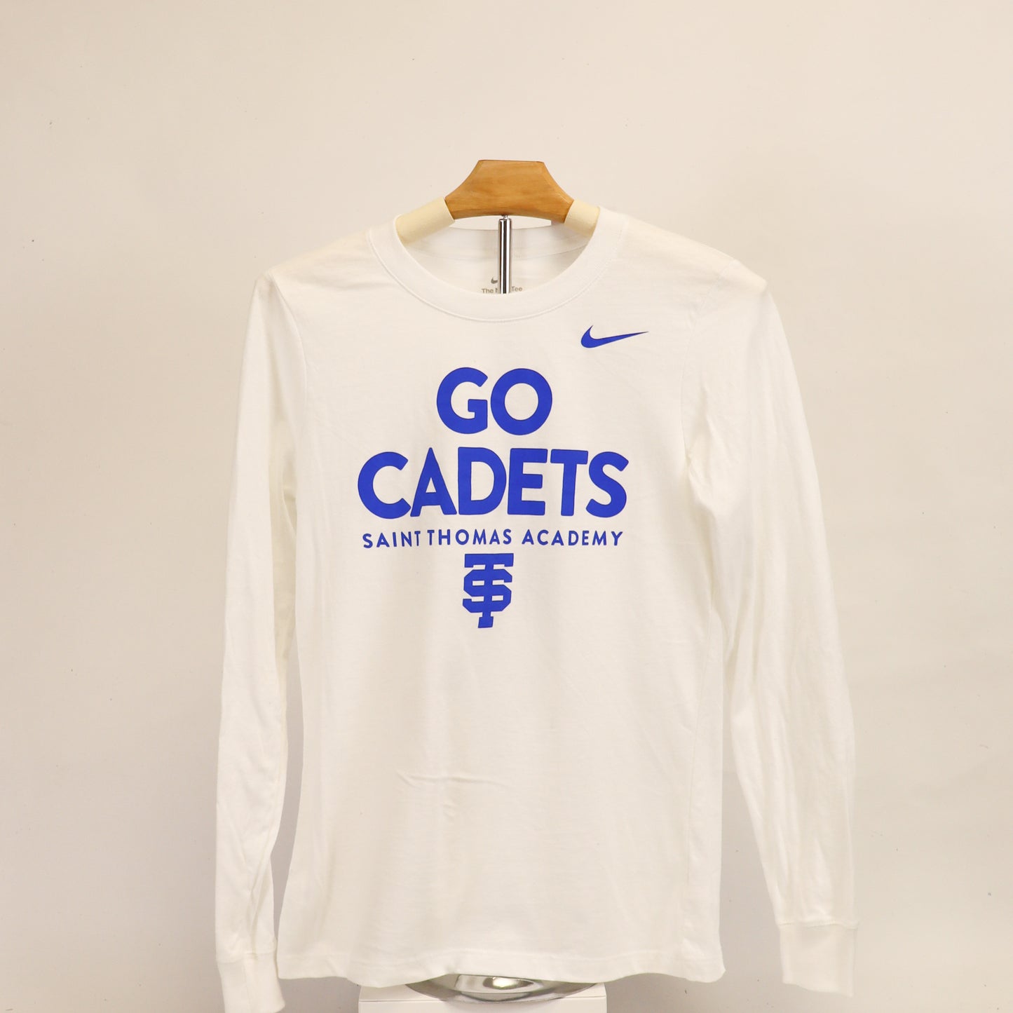 NIKE WOMENS CORE COTTON LS WHITE