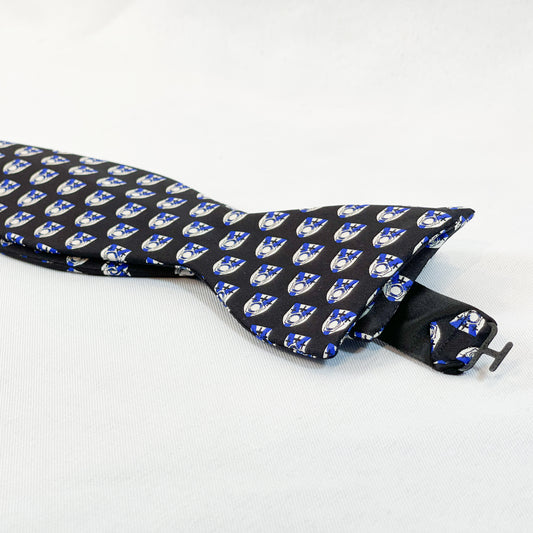 SILK WOVEN BOWTIE SHIELD LOGO