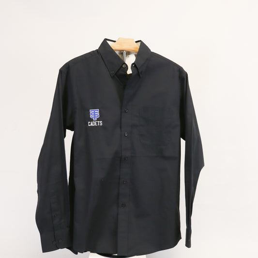 PA EASY CARE LS SHIRT NAVY