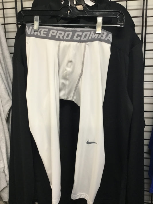 NIKE COMPRESSION 3/4 LEG WHITE