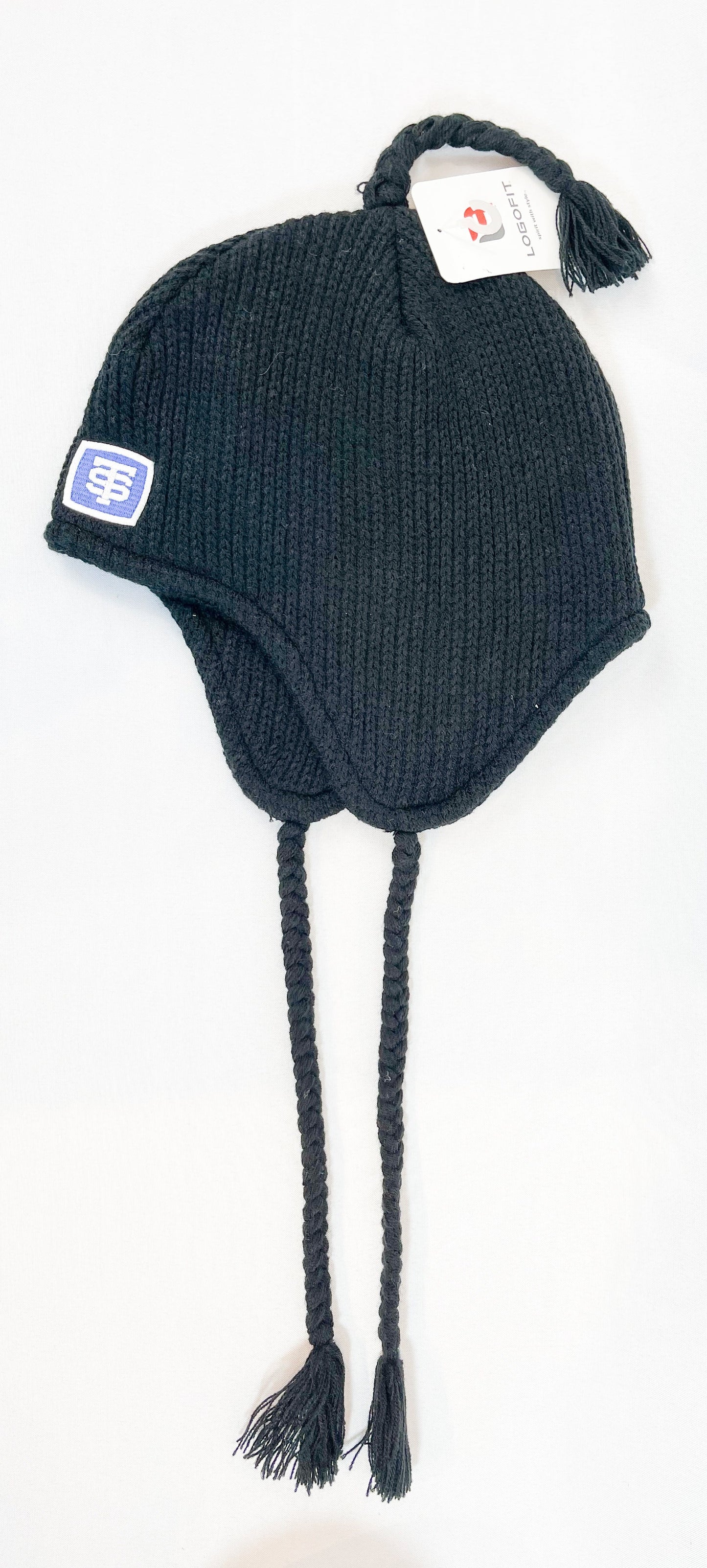 LOGOFIT KNIT HAT W EAR EXTENTIONS