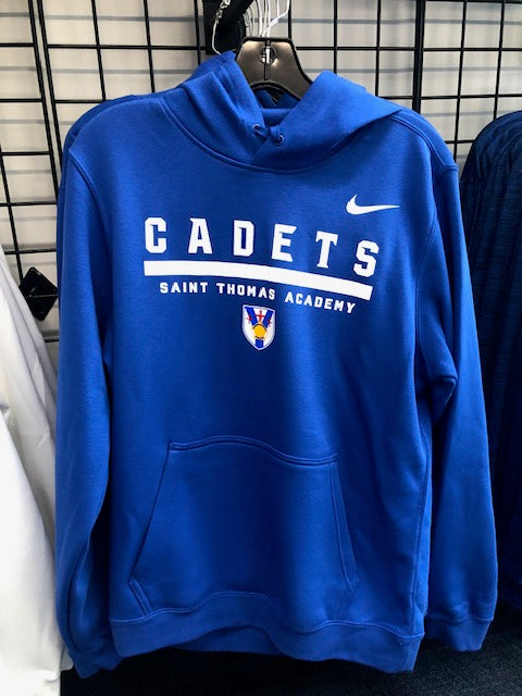 NIKE ROYAL HOODIE W CREST