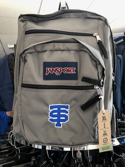 JANSPORT BIG STUDENT GREY BACKPACK