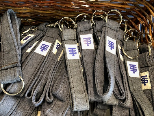 KEY CHAIN FROM RECYCLED PANTS