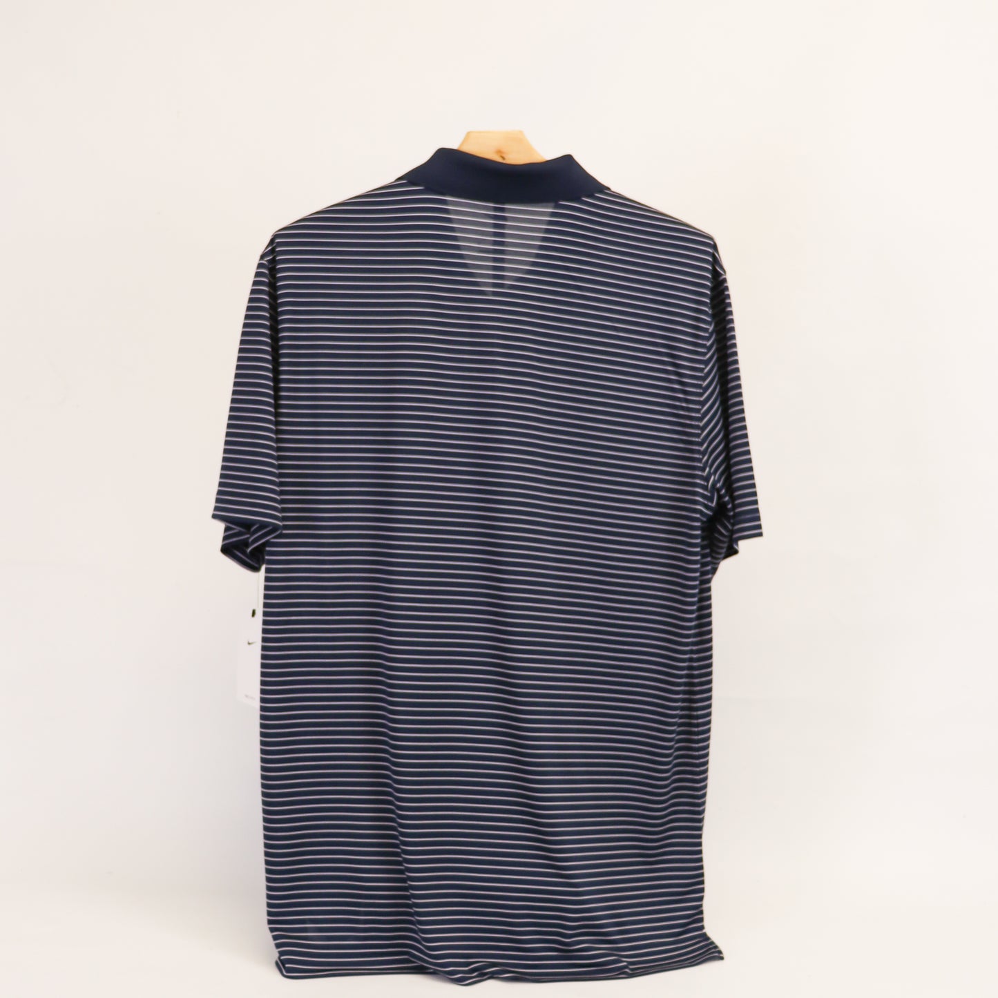 NIKE STRIPED POLO NAVY